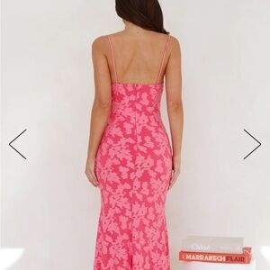 Whispering Love Pink Maxi Dress